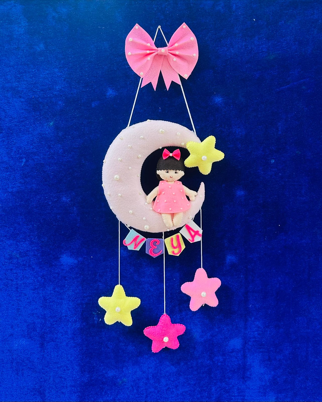 Kids hanging -Girl/Boy on Moon