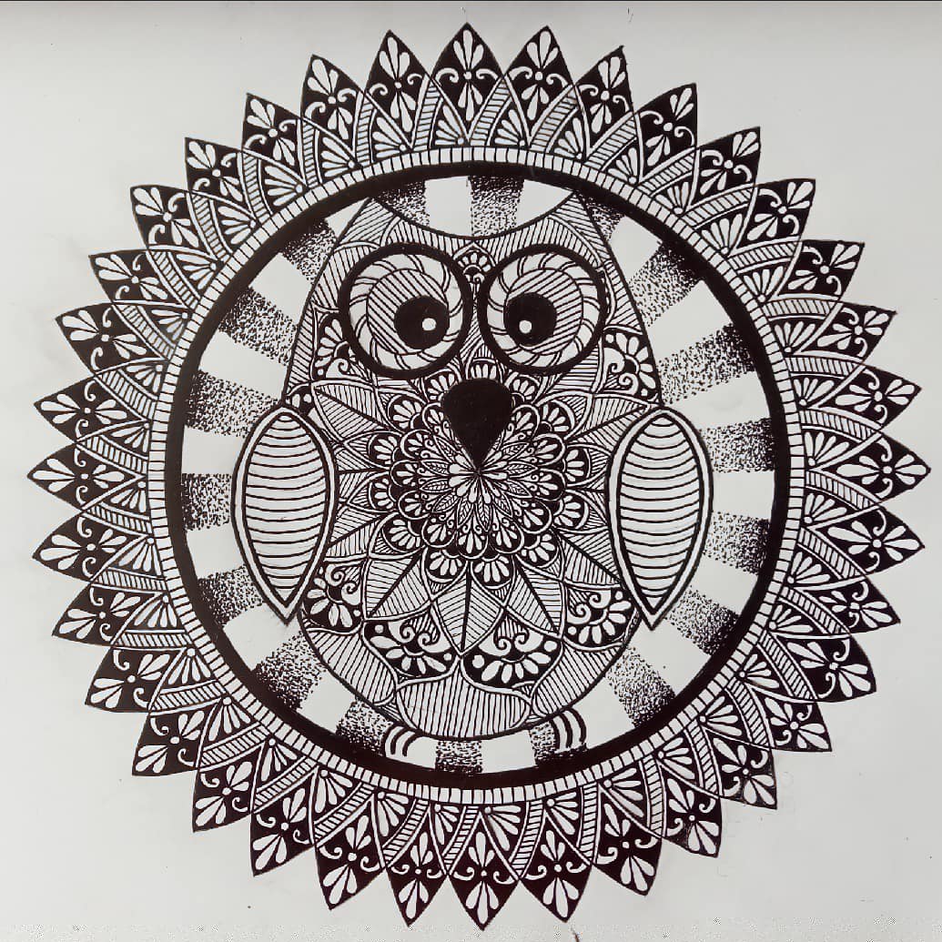 Mandala-Owl - Hunar Hatti