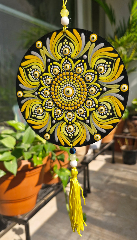 Mandala art evil eye hangings