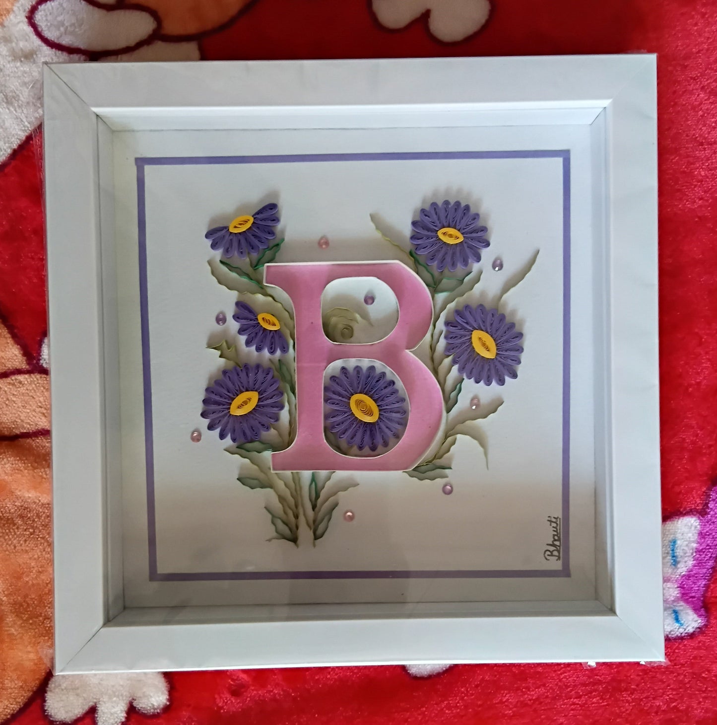 Wall Hanging Frame Alphabet - B
