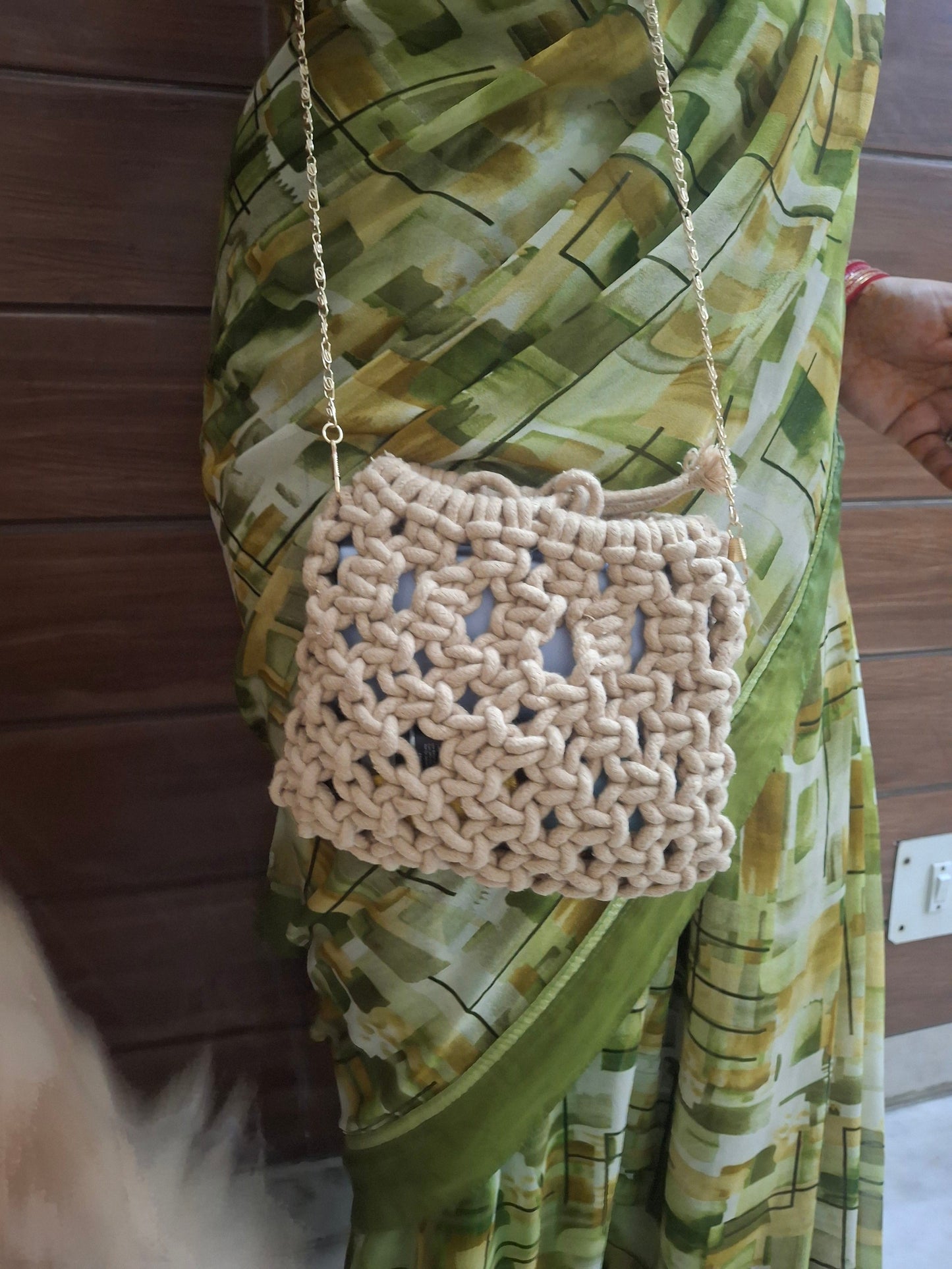 Macrame handbag/sling bag