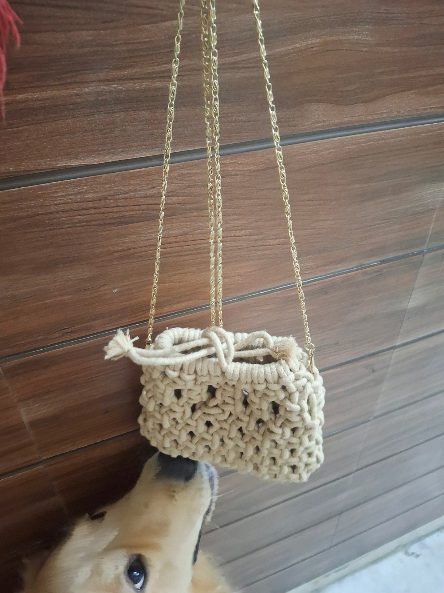 Macrame handbag/sling bag