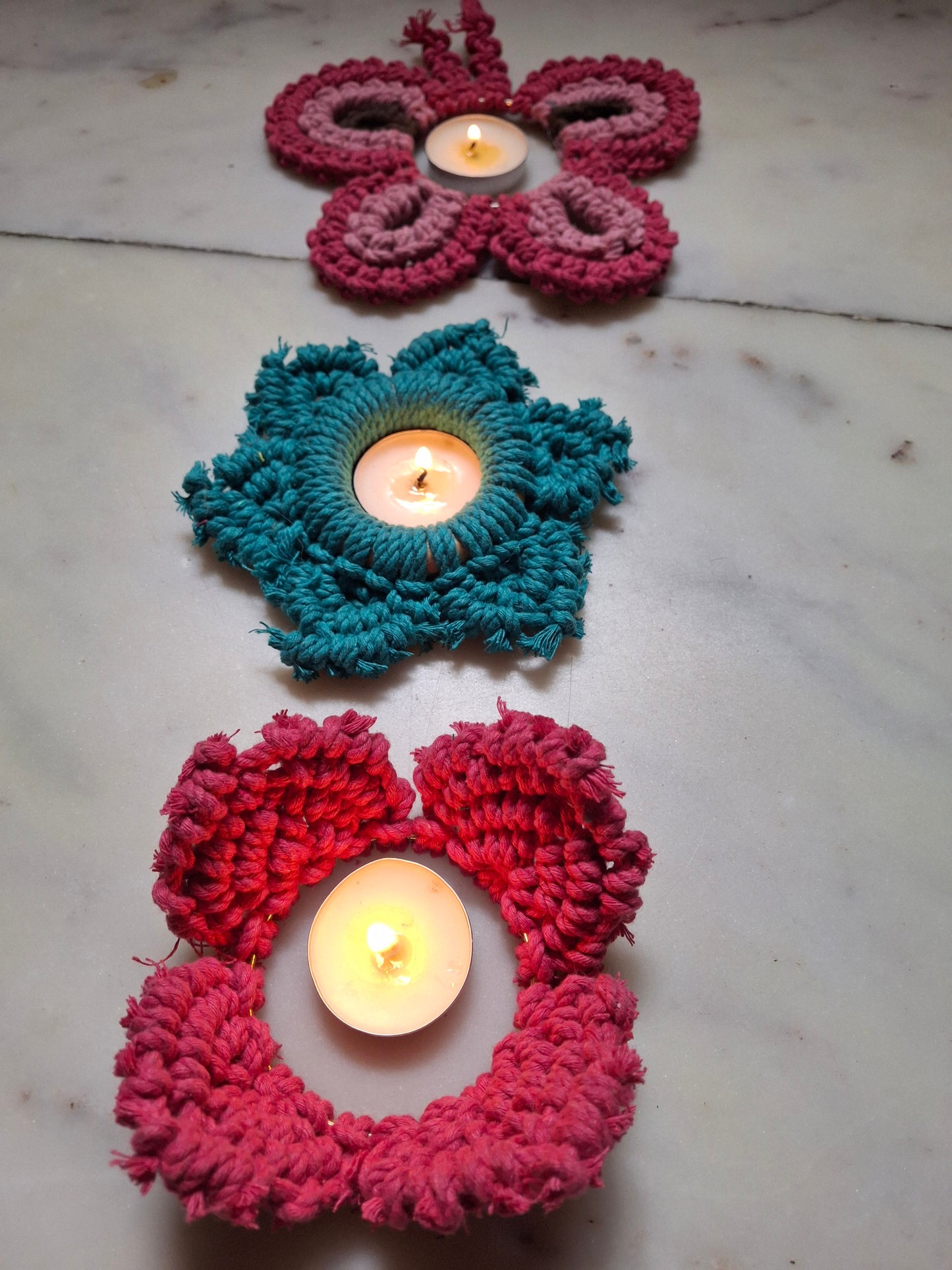 Macrame Tealight holder