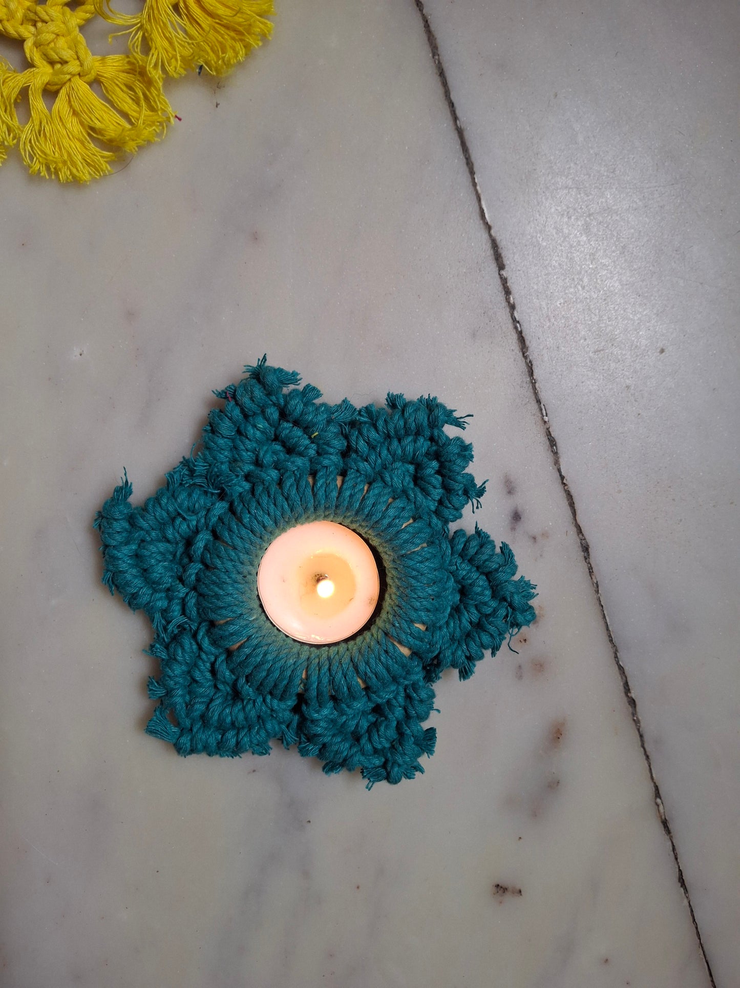 Macrame Tealight holder