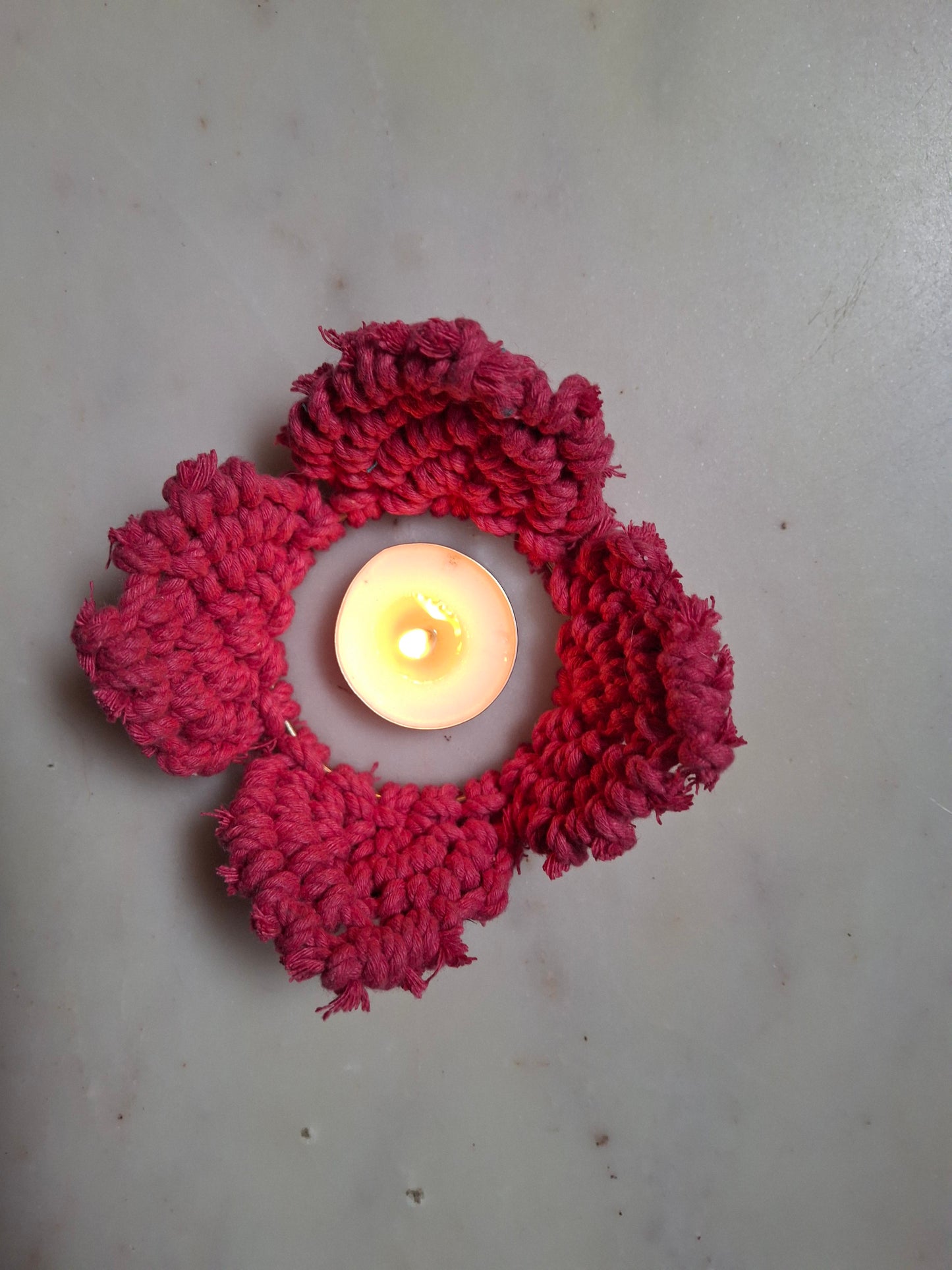 Macrame Tealight holder