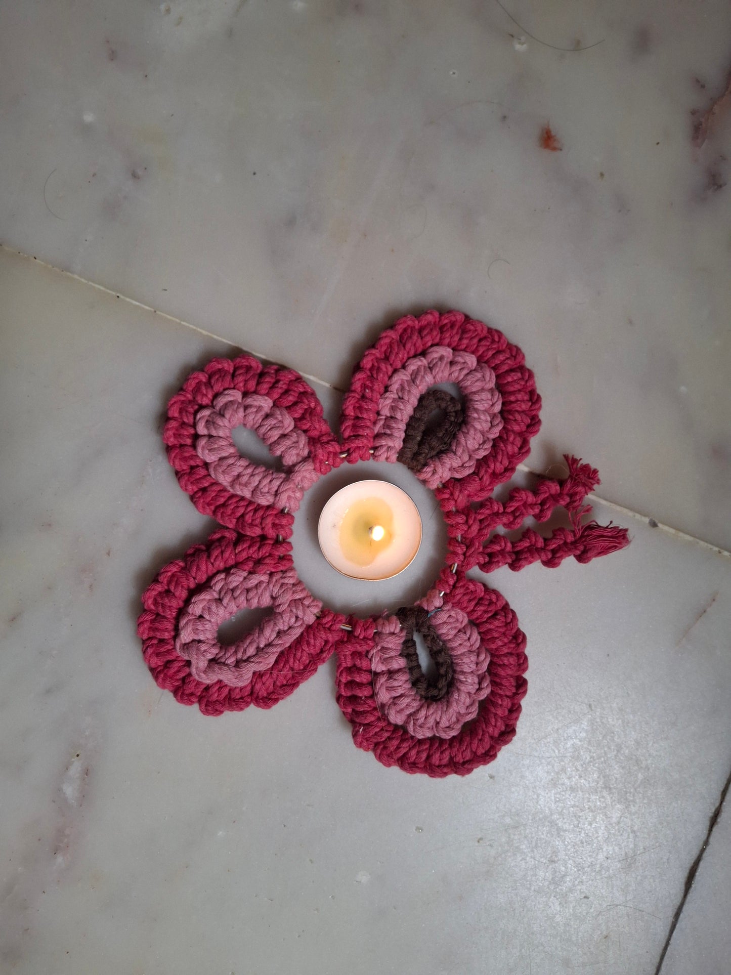 Macrame Tealight holder
