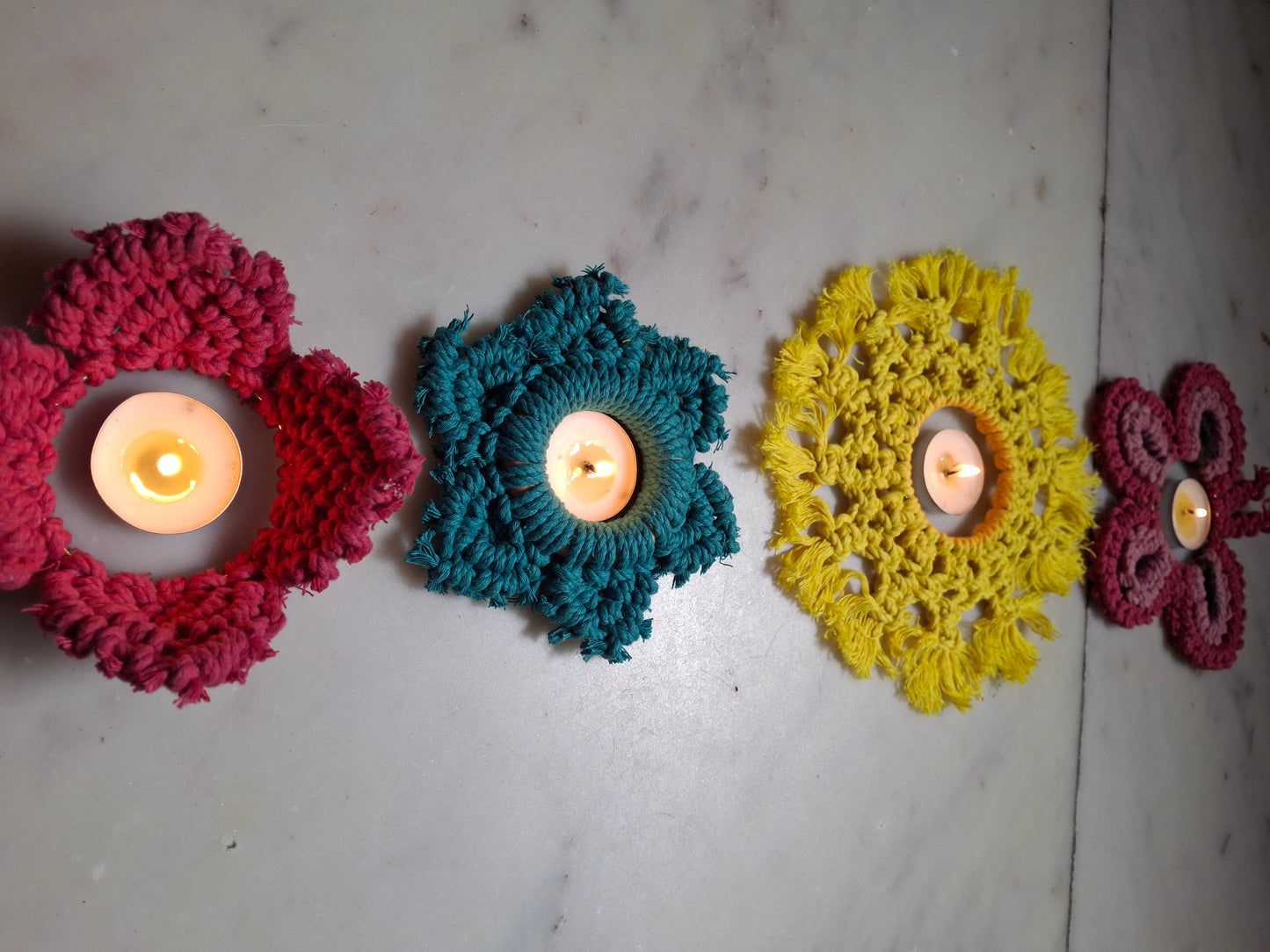 Macrame Tealight holder