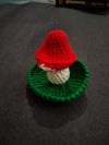 Crochet jewellery holder