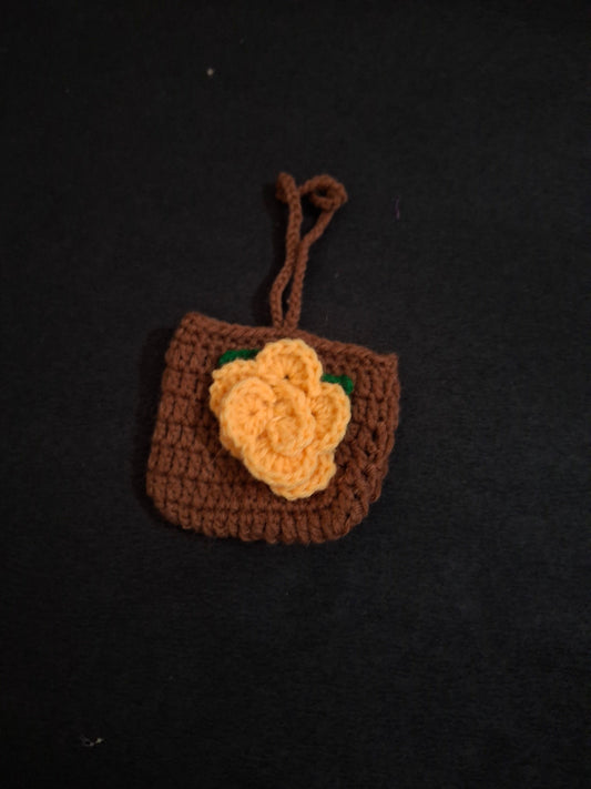 Crochet earpods/ bag charms
