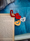 Crochet n macrame paperclip Book mark