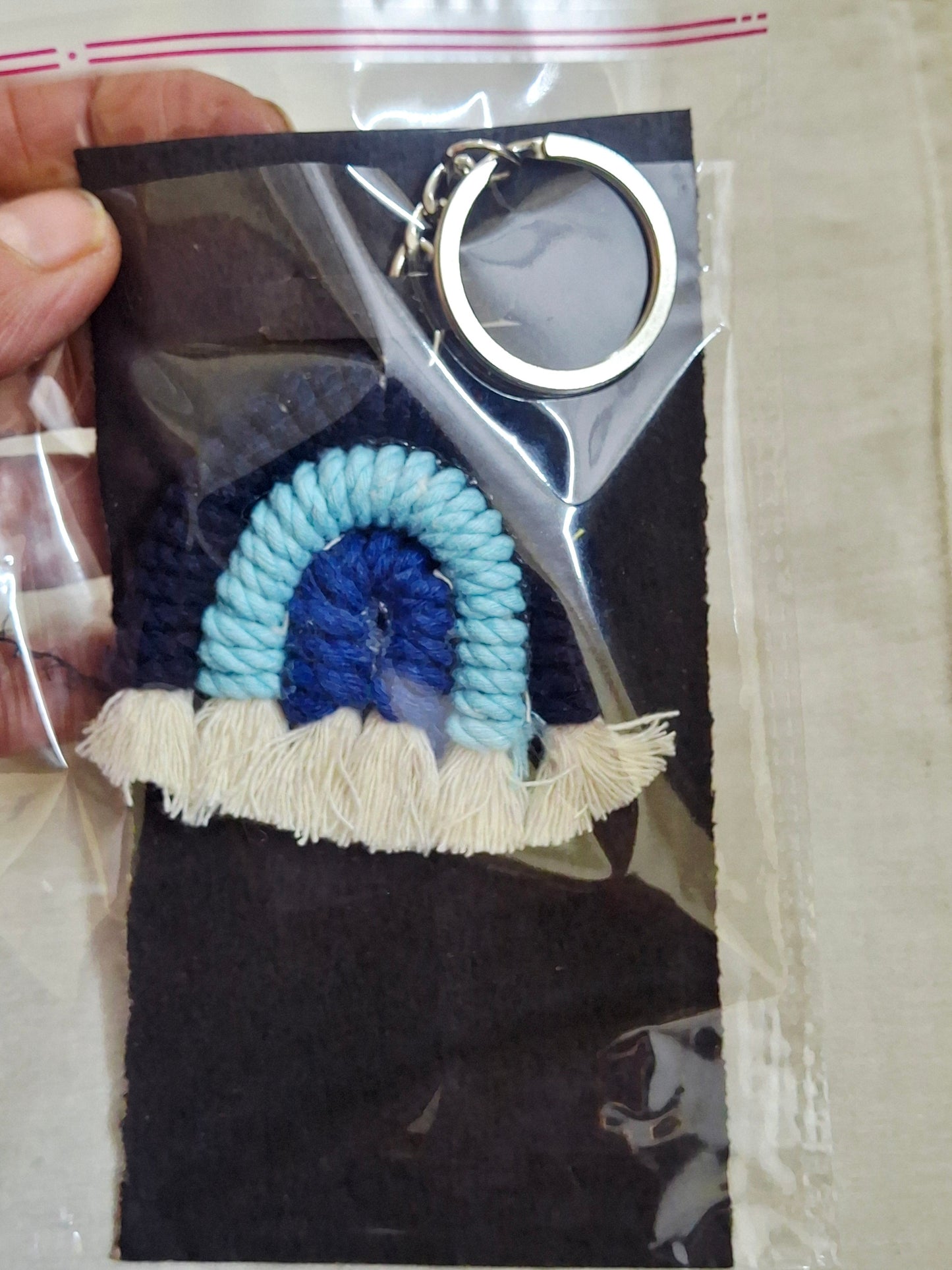 Evil eye keychain
