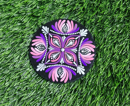 Fridge magnet mandala art