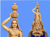 Sandalwood Rajasthani Doll - Hunar Hatti