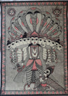 Vishnu Bhagwan Vishwaroopam in Madhubani Painting - Hunar Hatti
