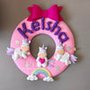 Personalized Handmade Kids name hanging- Unicorn Ring