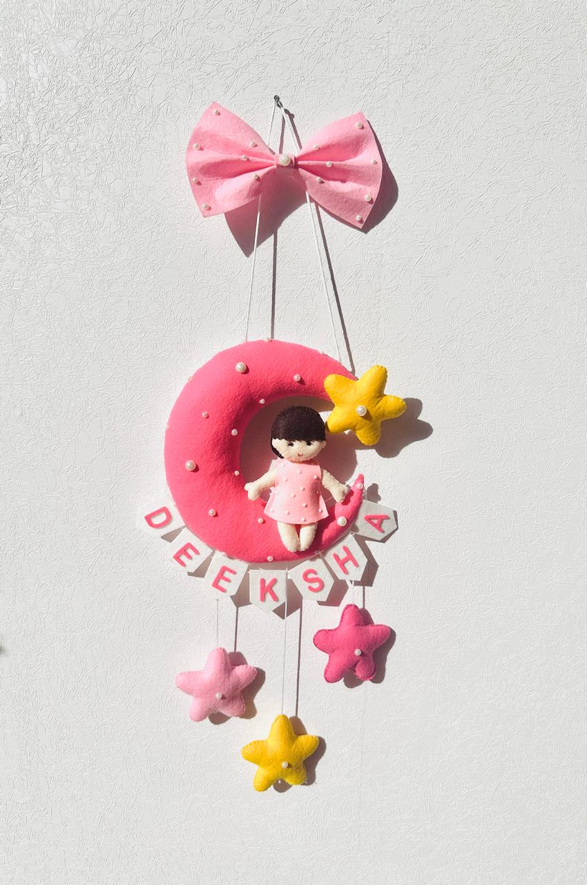 Kids hanging -Girl/Boy on Moon
