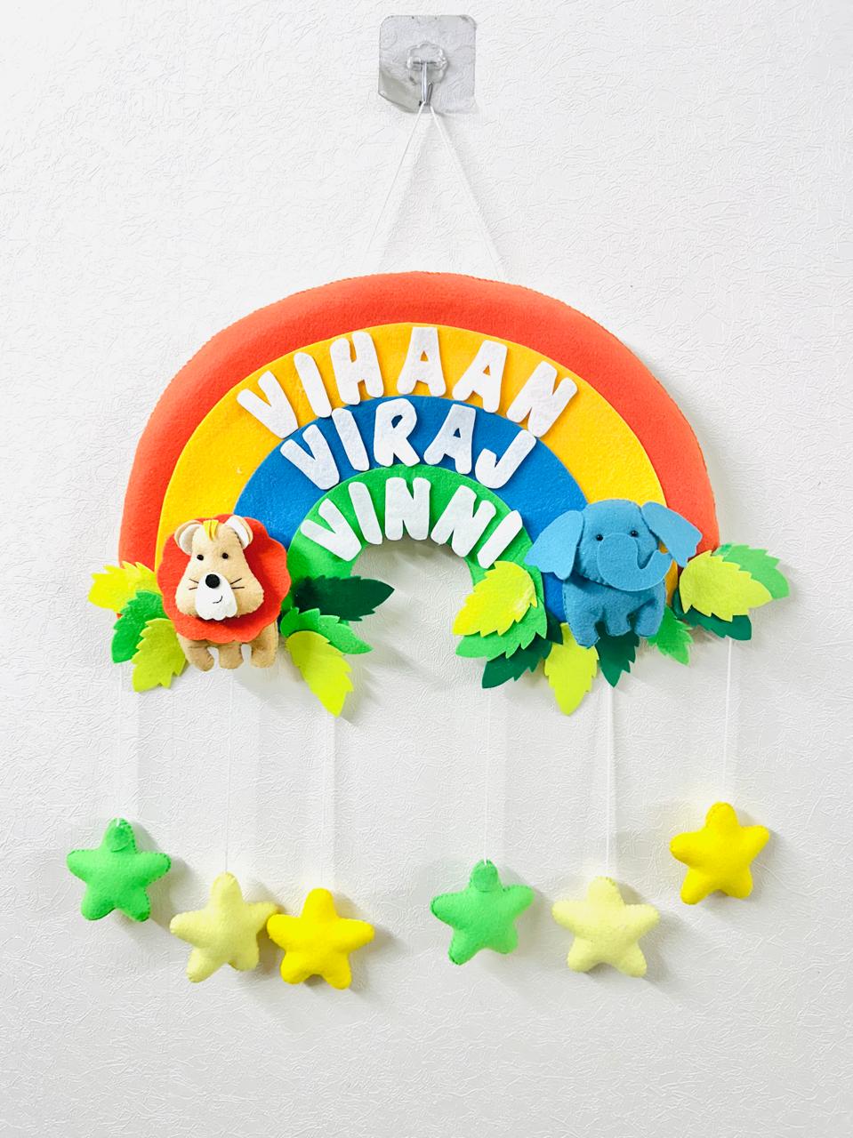 Kids hanging -Unisex Jungle Rainbow - Hunar Hatti