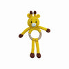 Happy Threads |Crochet Giraffe Giggles Rattle Toy – Handmade Cuddly Companion for Newborn Joy - Hunar Hatti