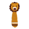 Happy Threads | Mini Simba Hand Rattle – Handmade Crochet Lion for Tiny Roars & Baby Giggles