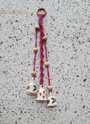 Hanging bells macrame