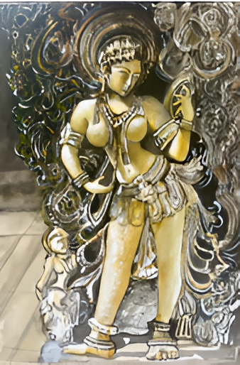 Darpna Sundari - Wall Painting - Hunar Hatti