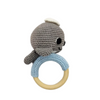 Happy Threads | Soft Handmade Crochet Dolphin Rattle for Infants - Hunar Hatti