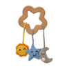 Happy Threads | Handmade Crochet Sun, Star & Moon Rattles – Baby Toy Set - Hunar Hatti