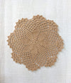Chic Handmade Crocheted Doilies – Off-White Set of 2 | Elegant Home Décor - Hunar Hatti