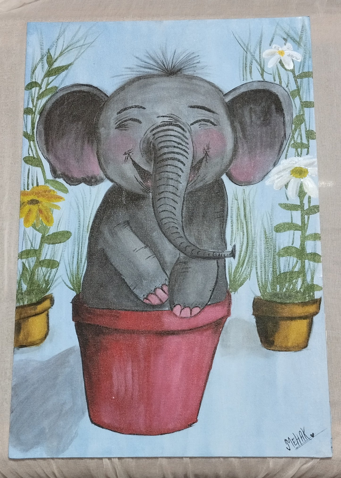 Acrylic Painting on canvas