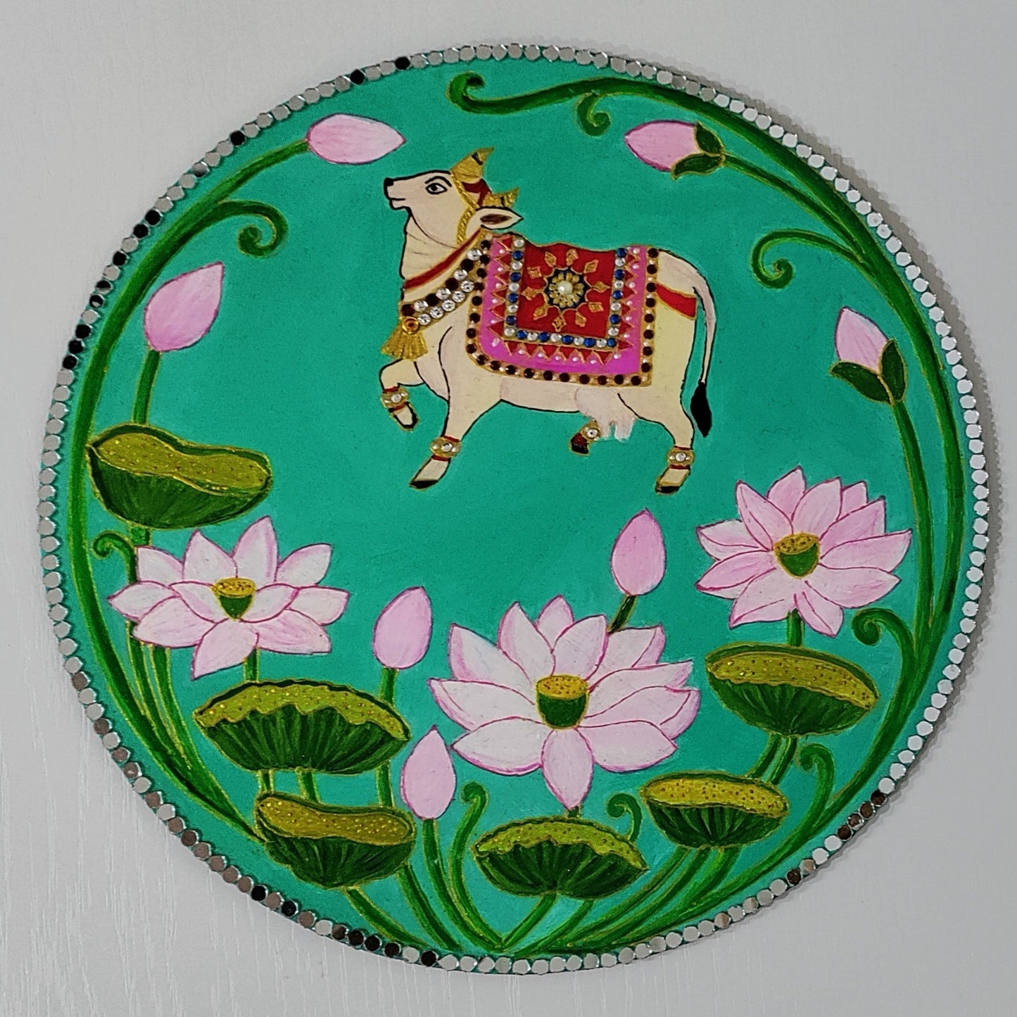 Cow pichwai wall art-Acrylic on MDF