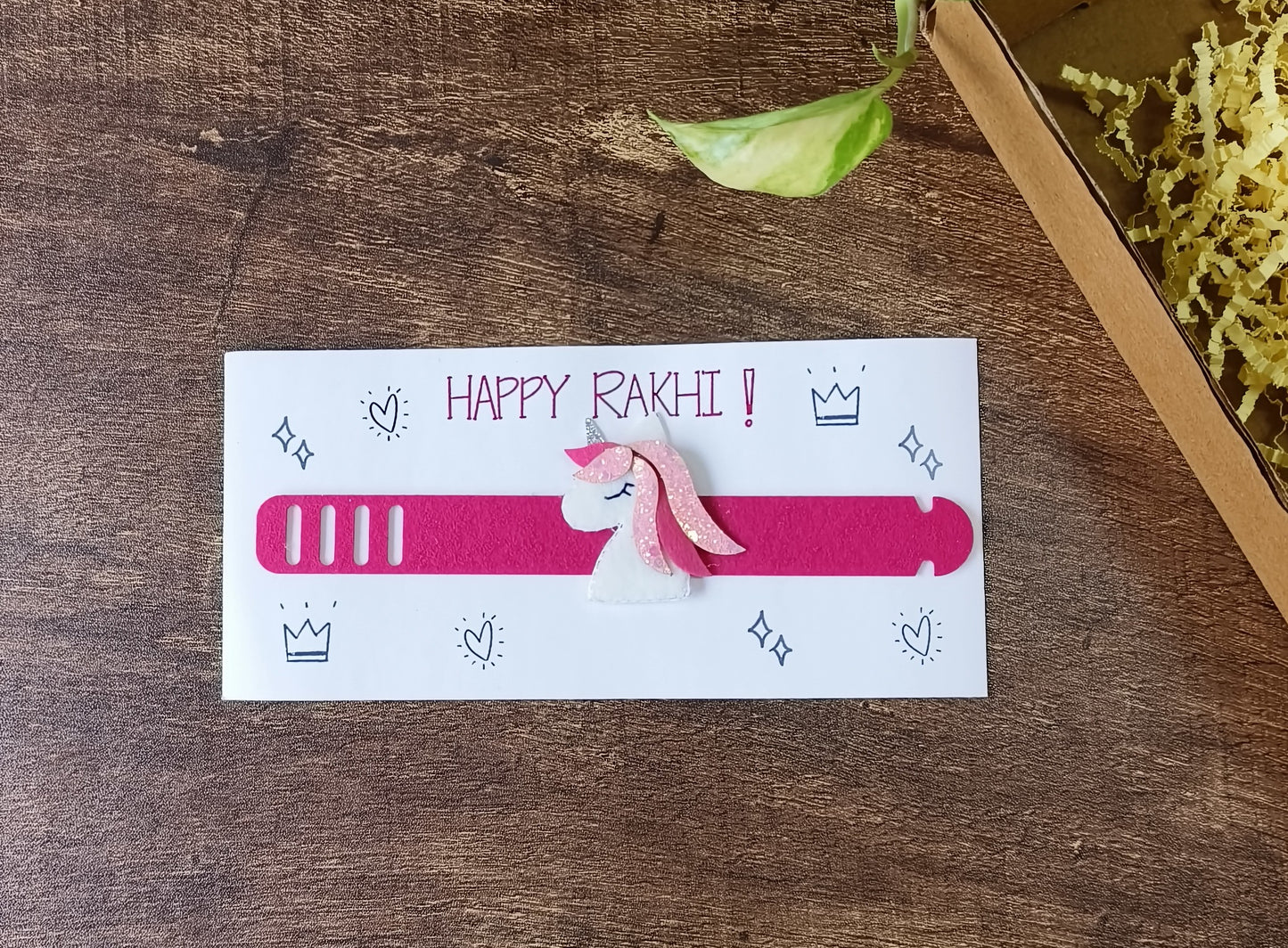 Kids hanging -Unicorn Rakhi Hamper