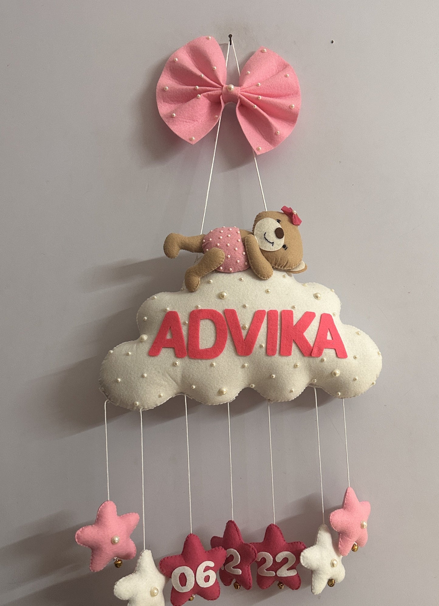 Kids hanging -Teddy on cloud