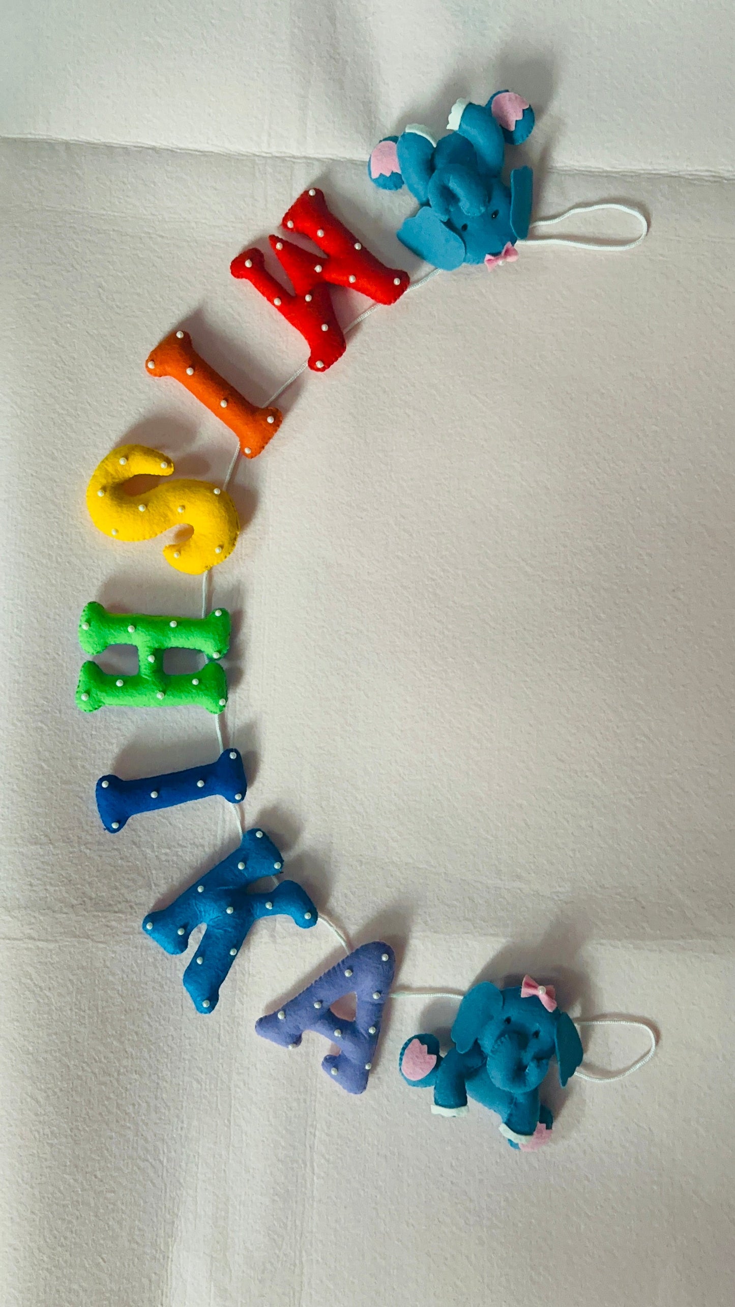 Kids hanging -Unicorn Name Bunting