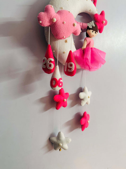 Kids hanging -Girl on Moon