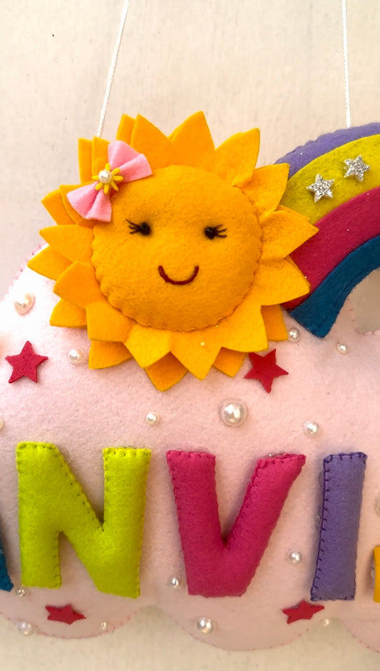 Kids hanging -Pink cloud Unicorn