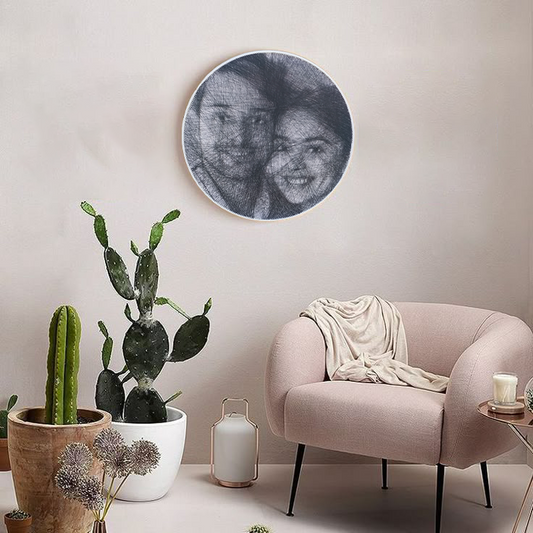 Thread Art Portrait – A Masterpiece Woven with Love