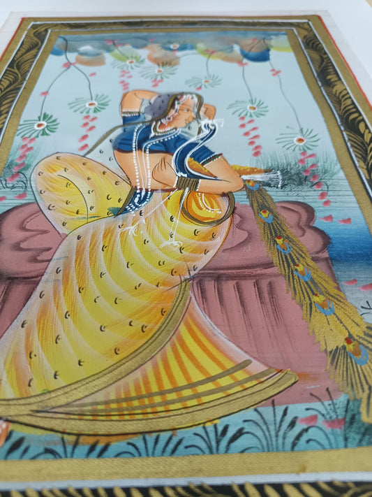 Woman Posing- Pichwai