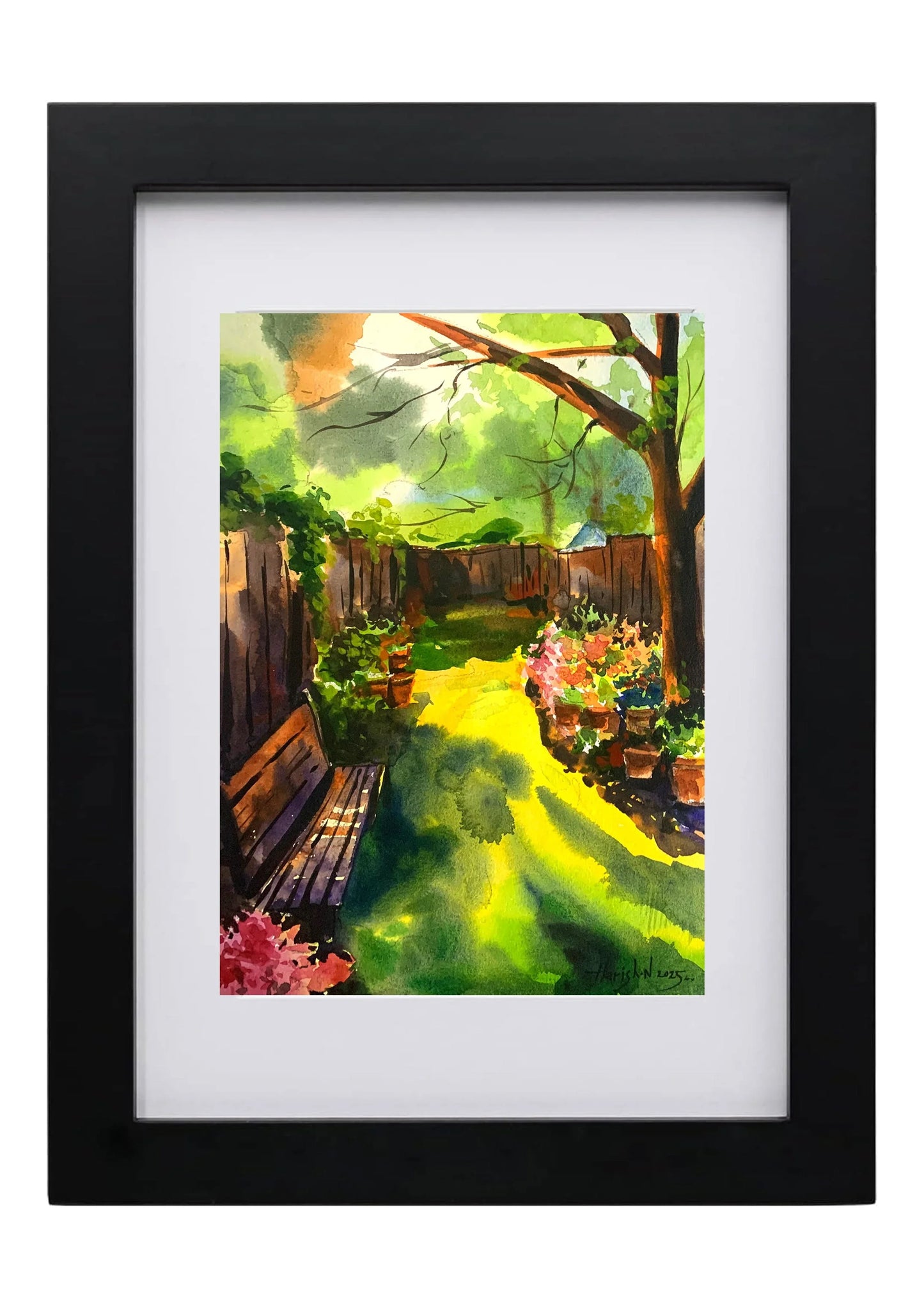 Scenery Watercolor Art - 48cm x 38cm - Hunar Hatti