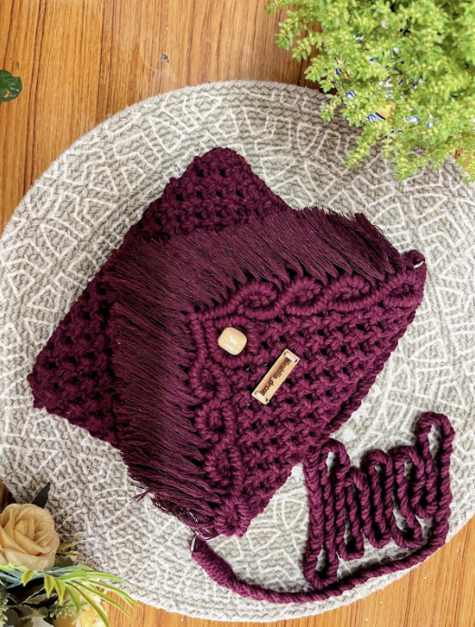 Macrame sling bag