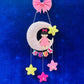 Kids hanging -Girl/Boy on Moon