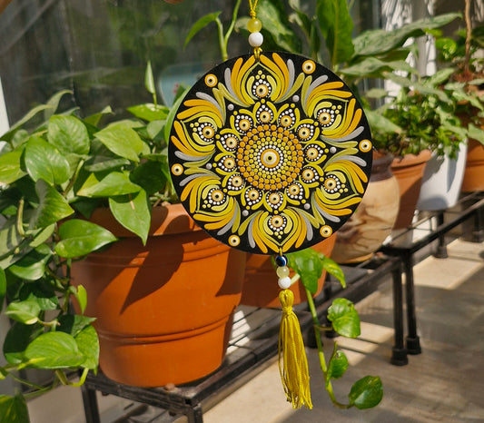 Mandala art evil eye hangings