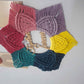 Macrame wall hanging with theme