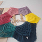 Macrame wall hanging with theme