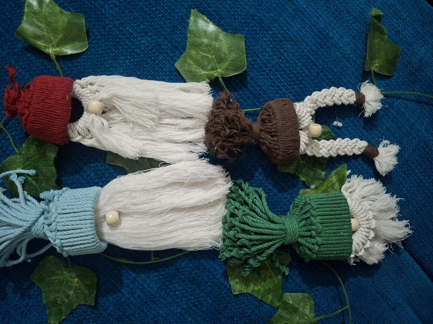 Macrame christmas gnomes - Hunar Hatti