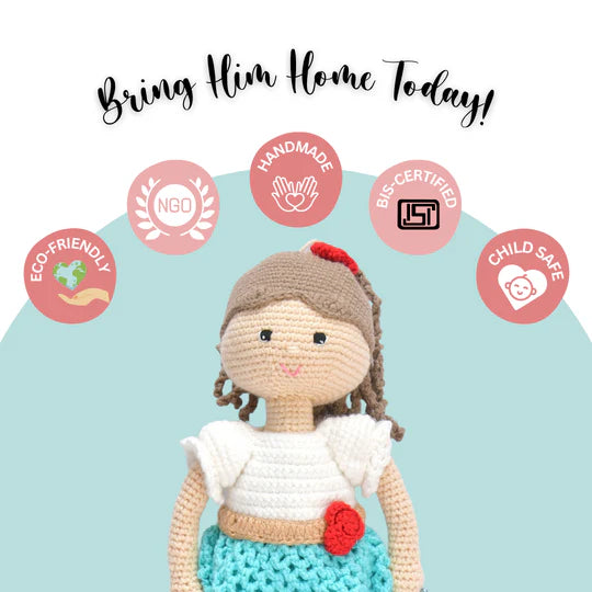Happy Threads | Crochet Katie Doll – Lovingly Handmade for Endless Playtime Joy