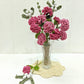 Happy Threads|Colourful Carnations, Eco-Friendly Handcrafted Single Stem Crocheted Flowers - Child-Safe, Lead-Free, Sustainable Decor & Gift Solution