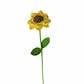 Happy Threads|Cheerful Sunflowers, Eco-Friendly Handcrafted Single Stem Crocheted Flowers - Child-Safe, Lead-Free, Sustainable Decor & Gift Solution