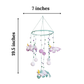 Happy Threads | Whimsical Unicorn Baby Mobile – Soft Crochet Dreamland Decor - Hunar Hatti