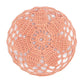 Happy Threads | Quartz Peach Coaster | Handmade Crochet Tea & Coffee Coaster for Home - Hunar Hatti