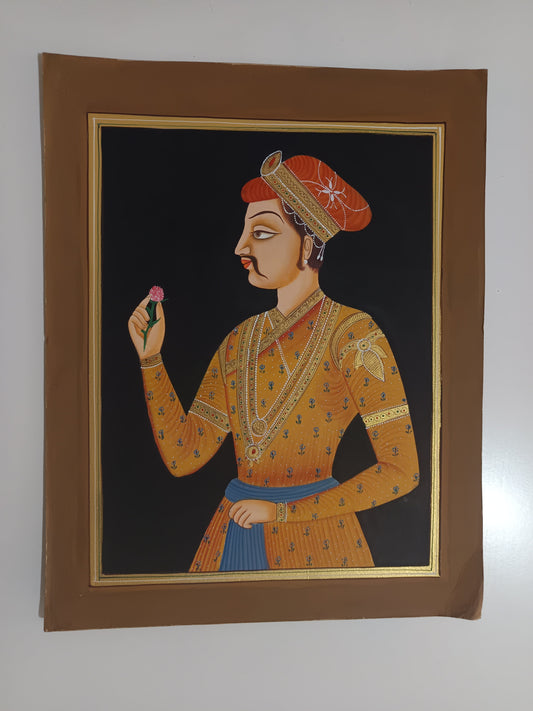 Mughal Painting-Rajsingh" – The Royal Lion